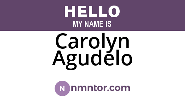 Carolyn Agudelo