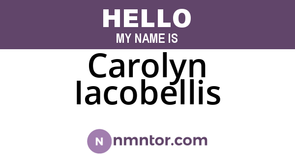 Carolyn Iacobellis