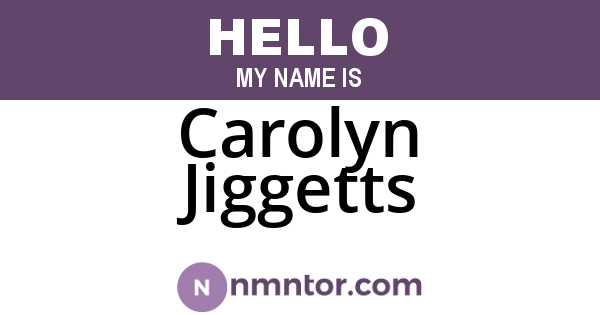 Carolyn Jiggetts