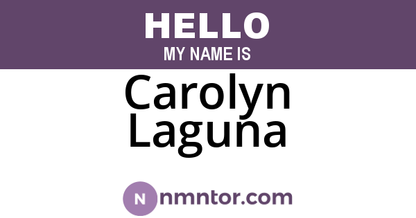 Carolyn Laguna