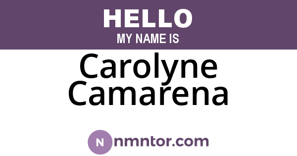 Carolyne Camarena