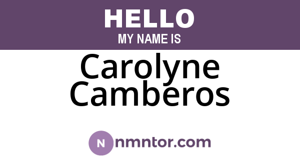 Carolyne Camberos