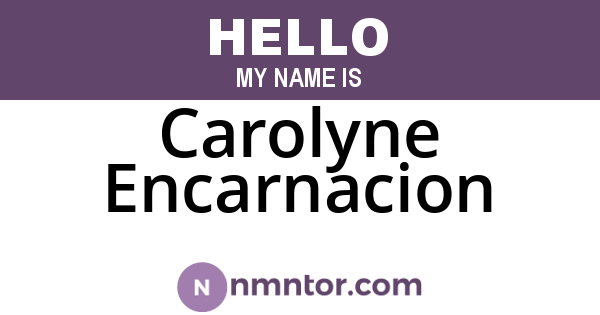 Carolyne Encarnacion