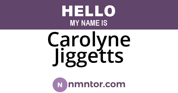 Carolyne Jiggetts