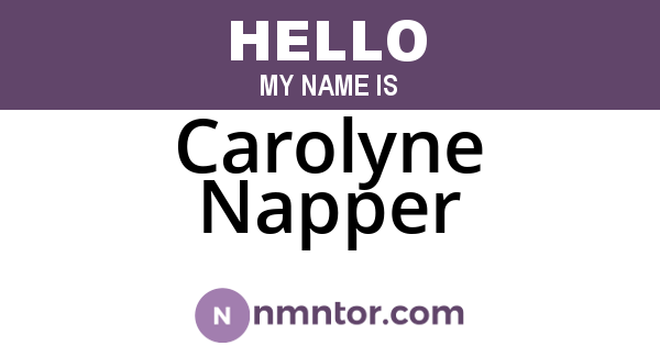 Carolyne Napper