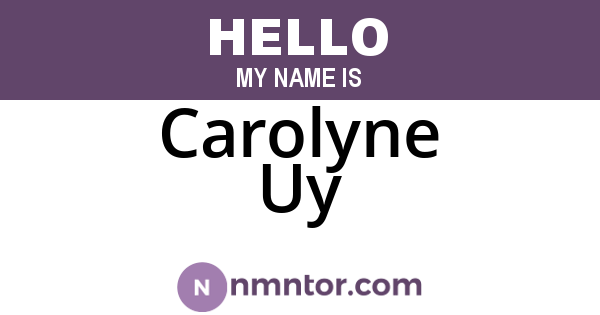 Carolyne Uy