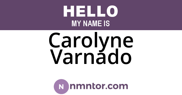 Carolyne Varnado