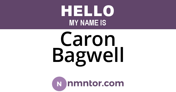 Caron Bagwell