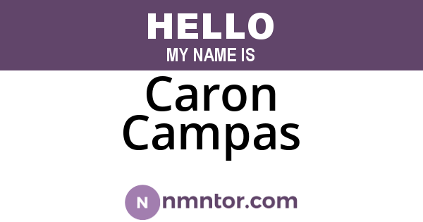 Caron Campas