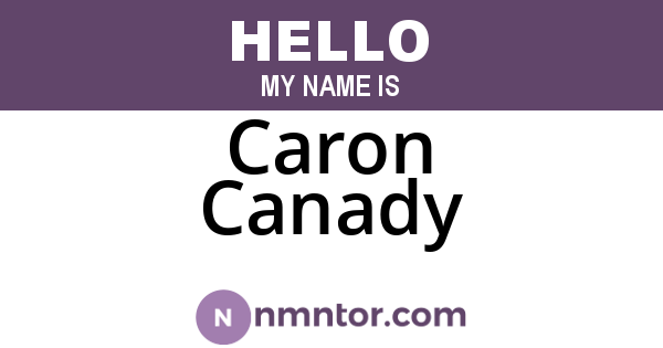 Caron Canady