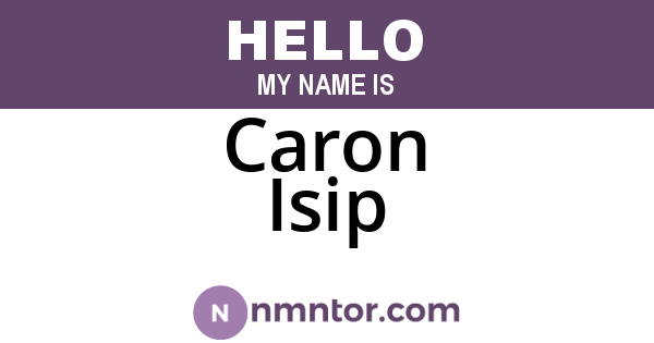 Caron Isip
