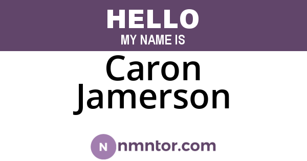 Caron Jamerson