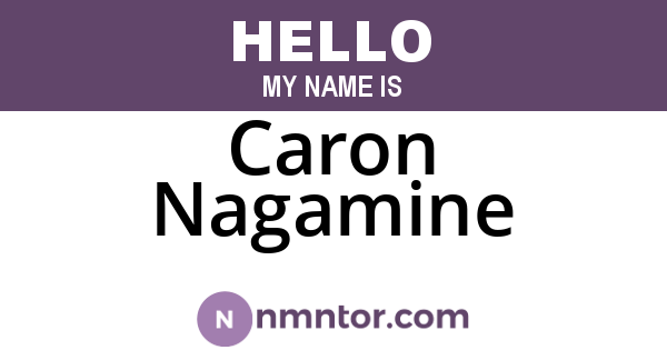 Caron Nagamine