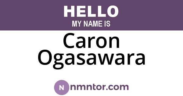 Caron Ogasawara