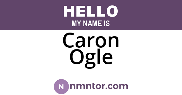 Caron Ogle