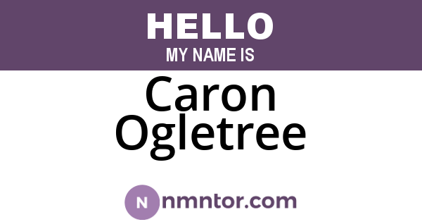 Caron Ogletree