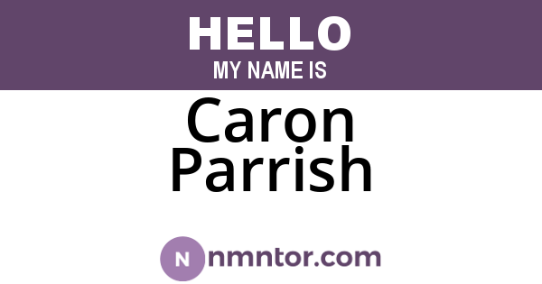 Caron Parrish