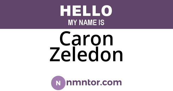 Caron Zeledon