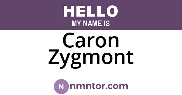 Caron Zygmont