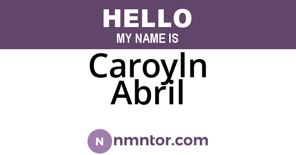 Caroyln Abril