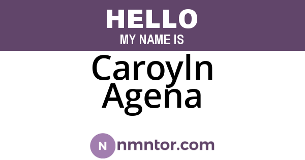 Caroyln Agena