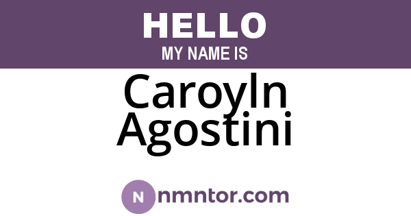 Caroyln Agostini