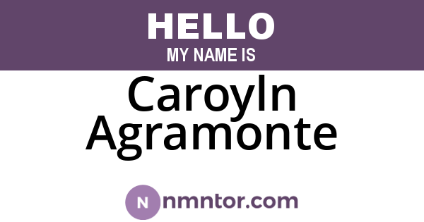 Caroyln Agramonte