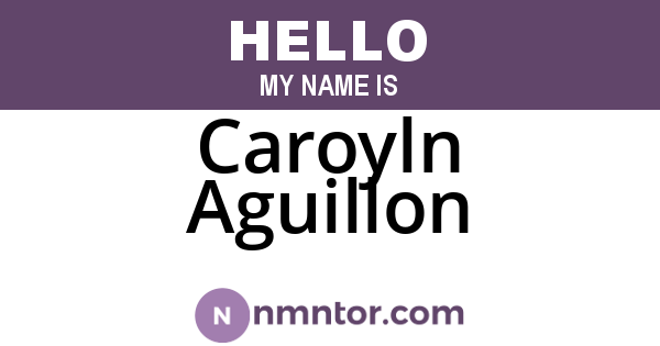 Caroyln Aguillon