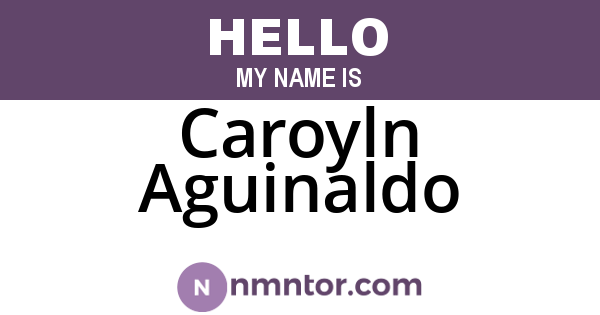 Caroyln Aguinaldo