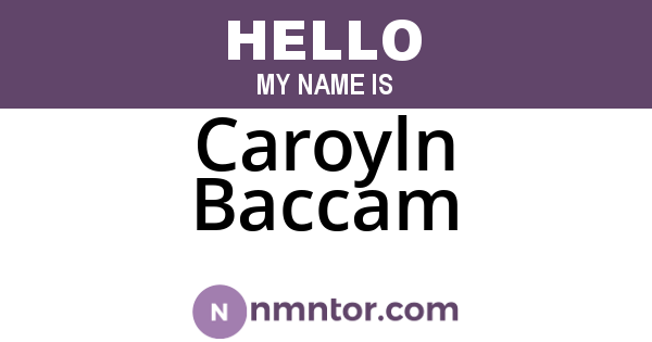 Caroyln Baccam