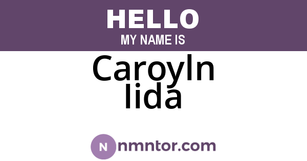 Caroyln Iida