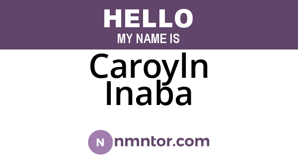 Caroyln Inaba