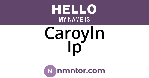 Caroyln Ip