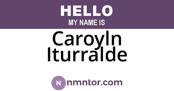 Caroyln Iturralde