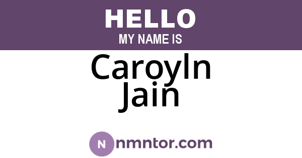 Caroyln Jain