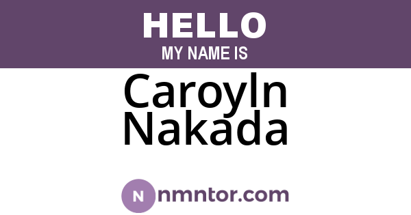 Caroyln Nakada