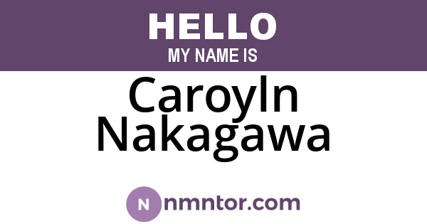 Caroyln Nakagawa