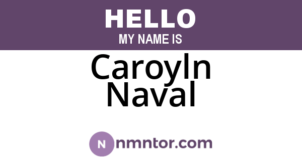 Caroyln Naval
