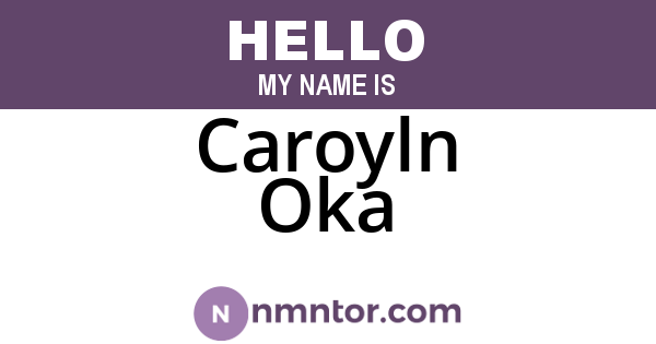Caroyln Oka