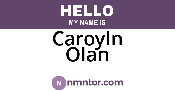 Caroyln Olan