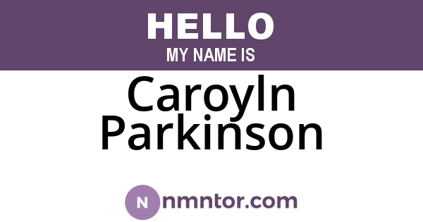 Caroyln Parkinson