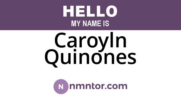 Caroyln Quinones
