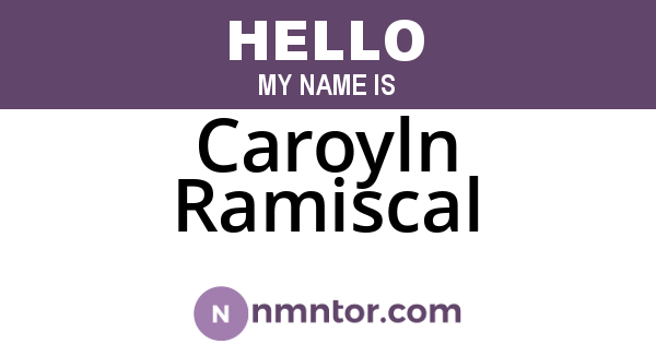 Caroyln Ramiscal