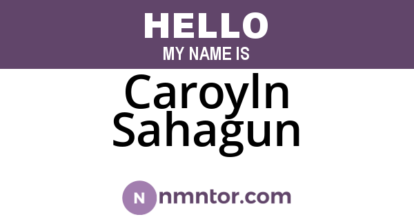 Caroyln Sahagun