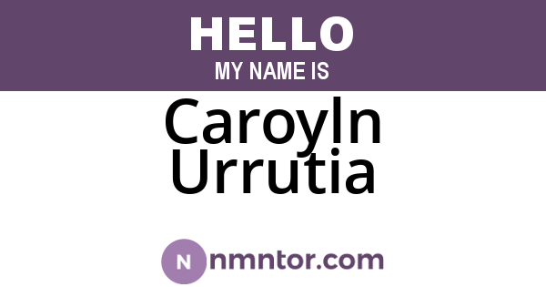 Caroyln Urrutia