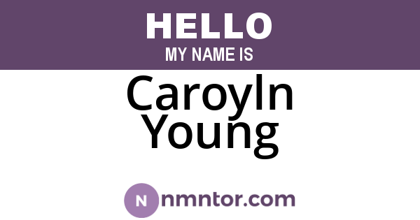 Caroyln Young