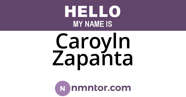 Caroyln Zapanta