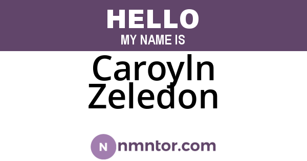 Caroyln Zeledon