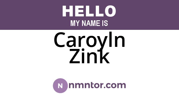 Caroyln Zink