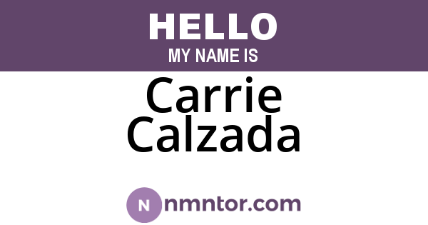 Carrie Calzada